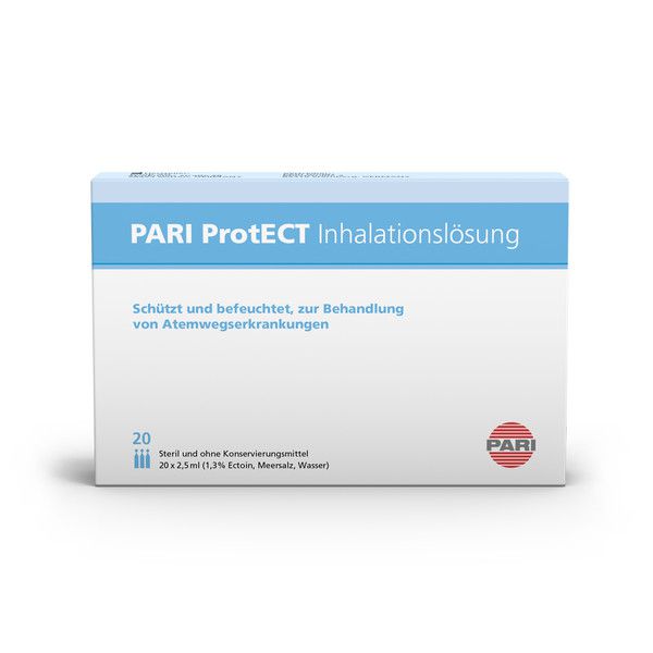 PARI ProtECT Inhalationslösung mit Ectoin Ampullen